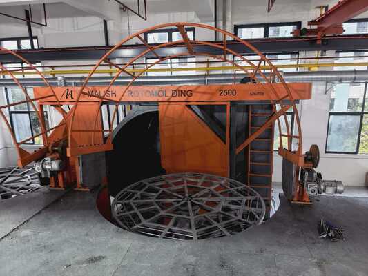 Трехручьевая мобильная ротационная формовочная машина для литья под давлением для высокопроизводительного производства