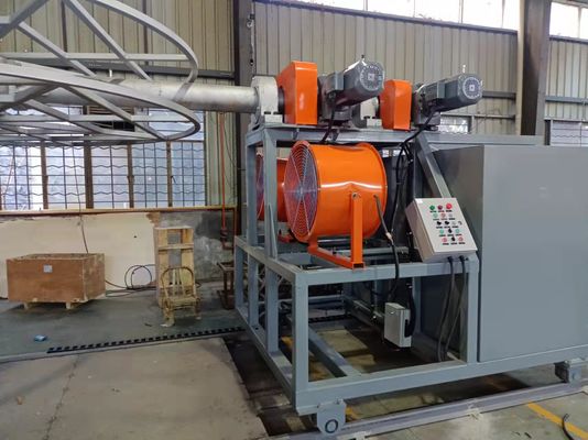Газонагреваемая ротационная литейная машина с дистанционным управлением.