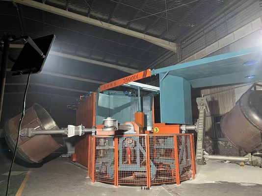 Автоматические ротационные формовочные ротоформовые машины с тремя руками и пятью станциями