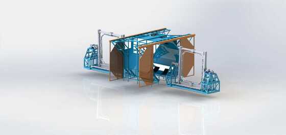 Машины для высокоэффективного ротационного формования